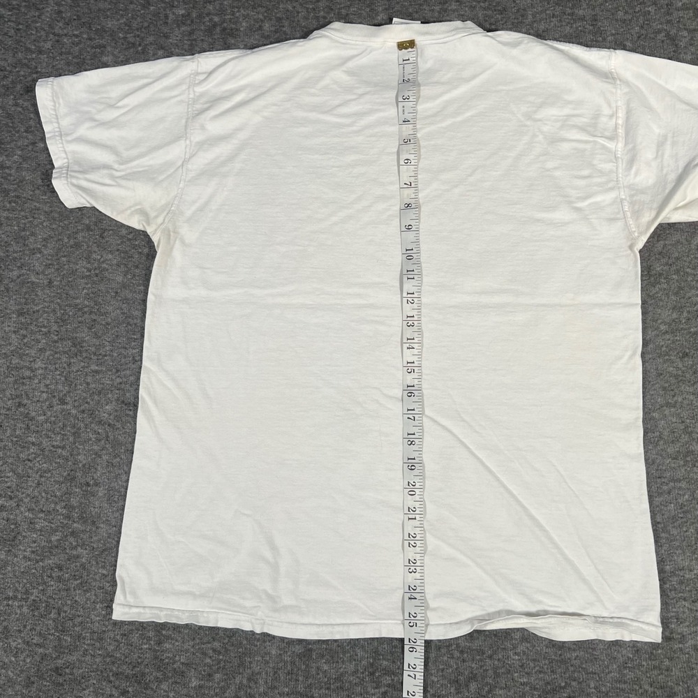 Vintage 1994 Pike Place Market Seattle Art T Shirt Fruit of the Loom White Large - Picture 4 of 6